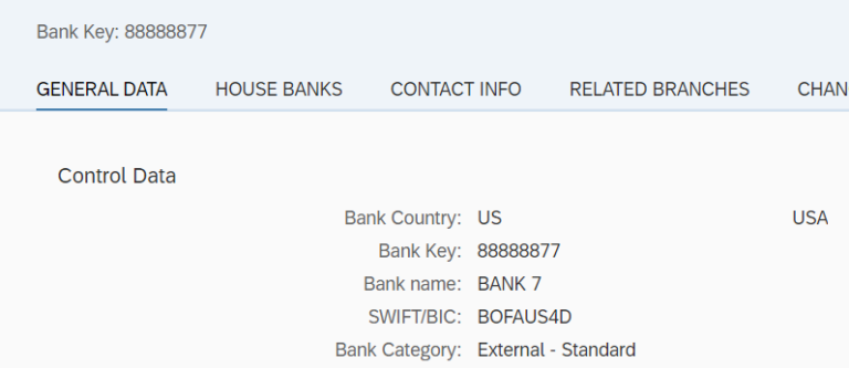 SAP Bank Account Management - AIERP2