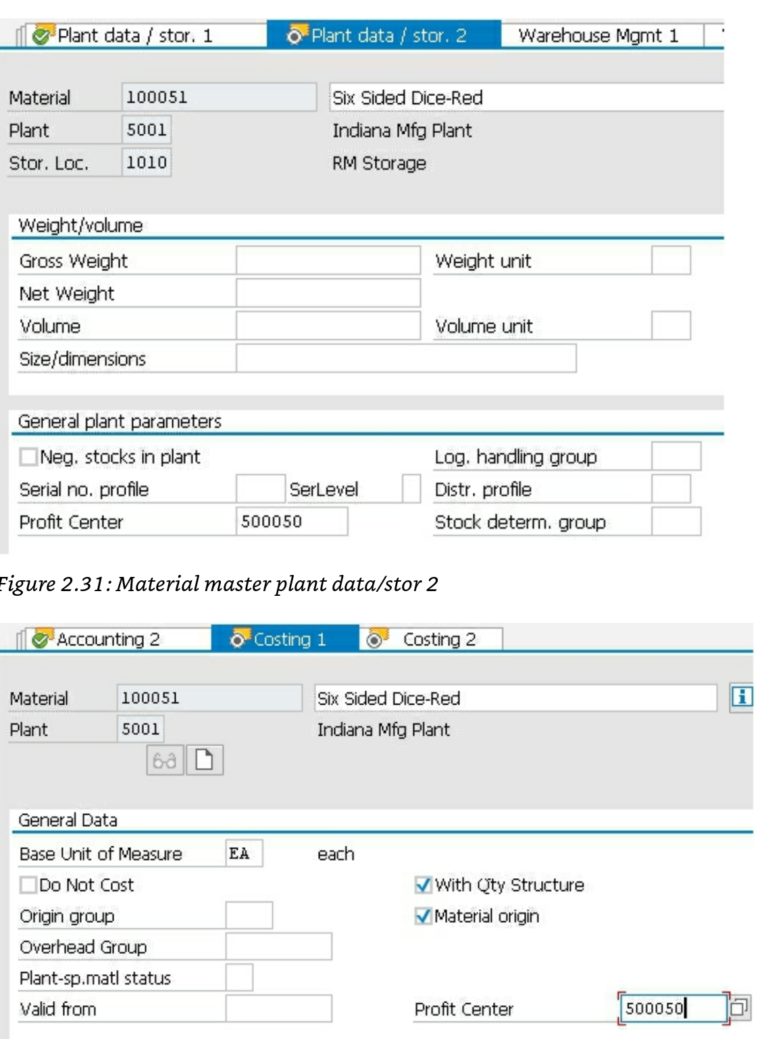 Okb9 Example SAP Profit Center Accounting - AIERP2